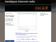 Tablet Screenshot of lemoyneradio.backbonebroadcast.com